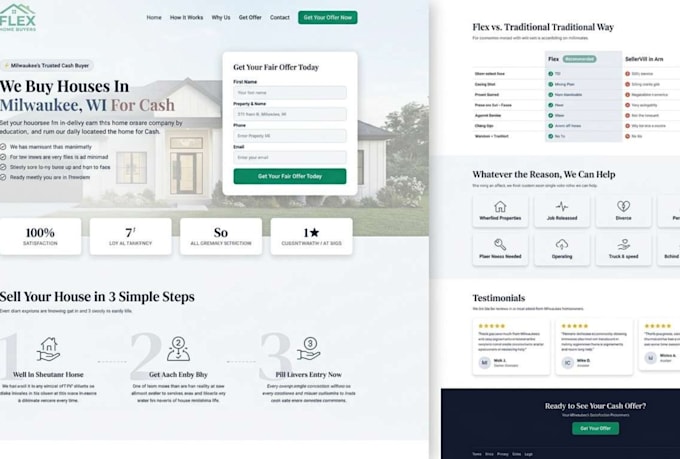 design and develop a real estate wordpress website